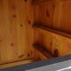 Vintage pine desk, restored