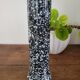 Black and white terrazzo porcelain vase