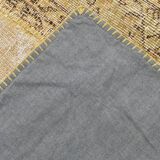 Yellow Mustard Large Vintage Rug, 204x306Cm
