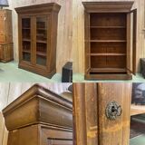 Nineteenth century fir bookcase
