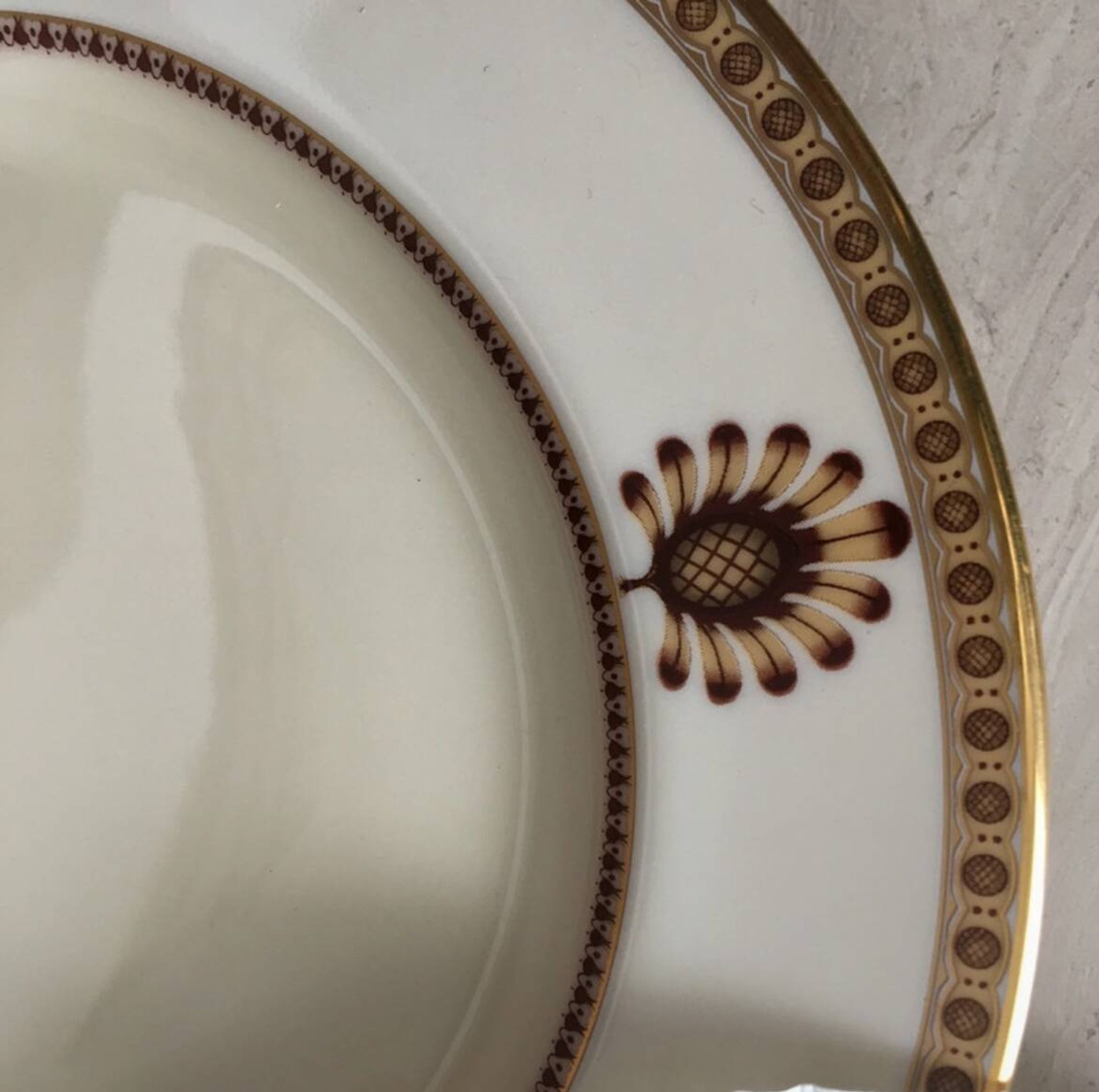 4 assiettes à dessert / salade lenox neuves - blanches