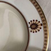 4 assiettes à dessert / salade lenox neuves - blanches