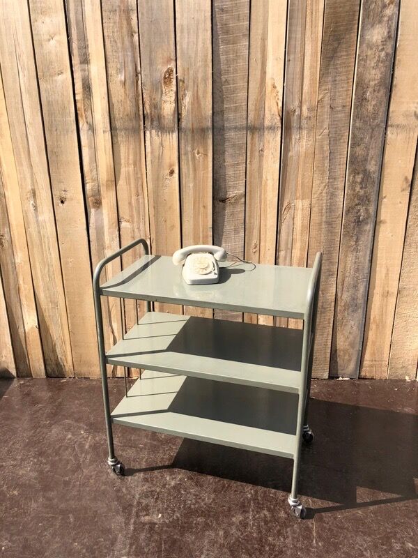 Metal trolley – bar cart – side table – plant shelf (30 in stock)