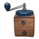 Peugeot Freres coffee grinder in wood and vintage blue metal