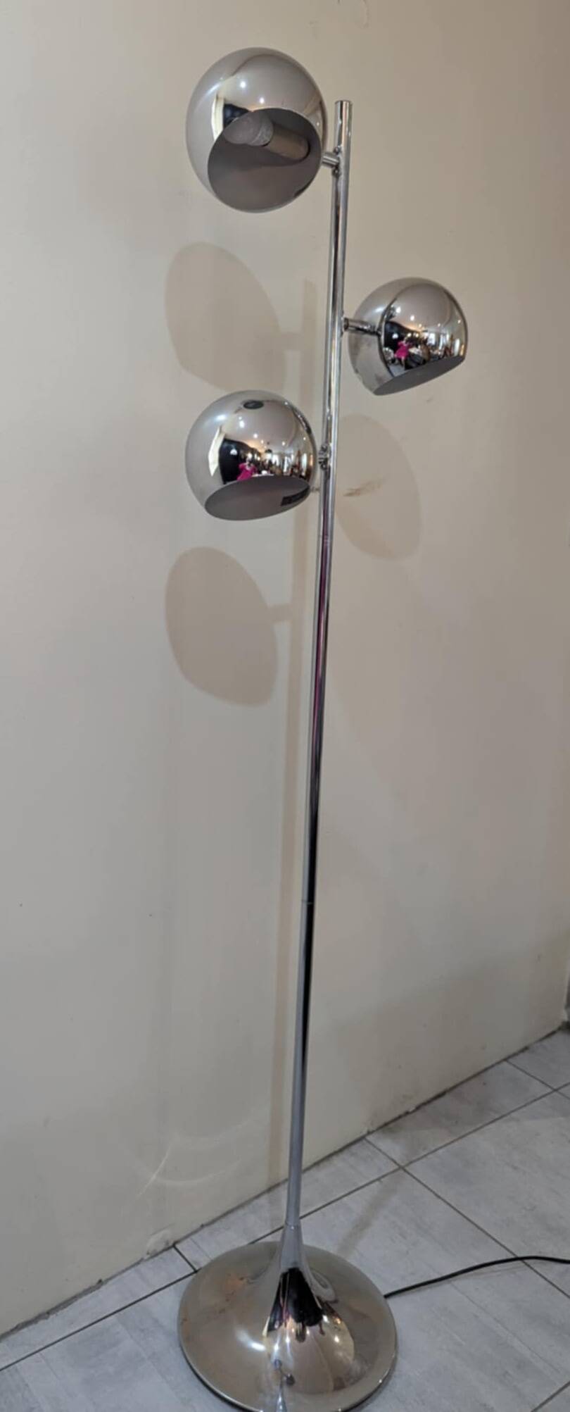 Lampadaire eye ball, années 70/80