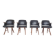 Set of four Cees Braakman for Pastoe model FT30 dining chairs, The Netherlands 1954