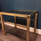 Table brass and glass Mara