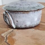 Enamelled stoneware box