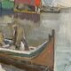 Impressionism Original Oil on Canvas Nordic Scene signed Knut Norman 1896-1977