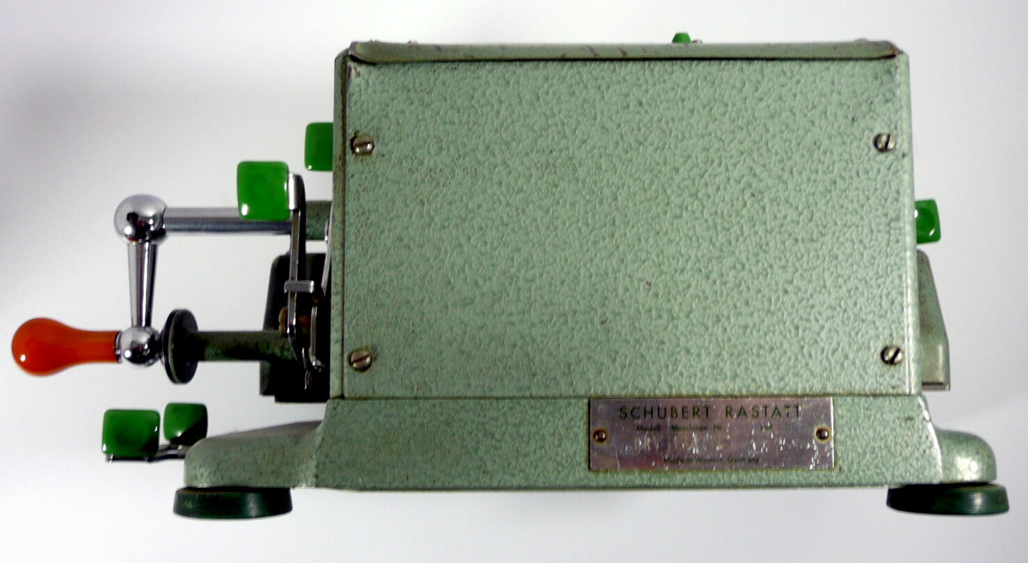 Schubert mechanical calculating machine