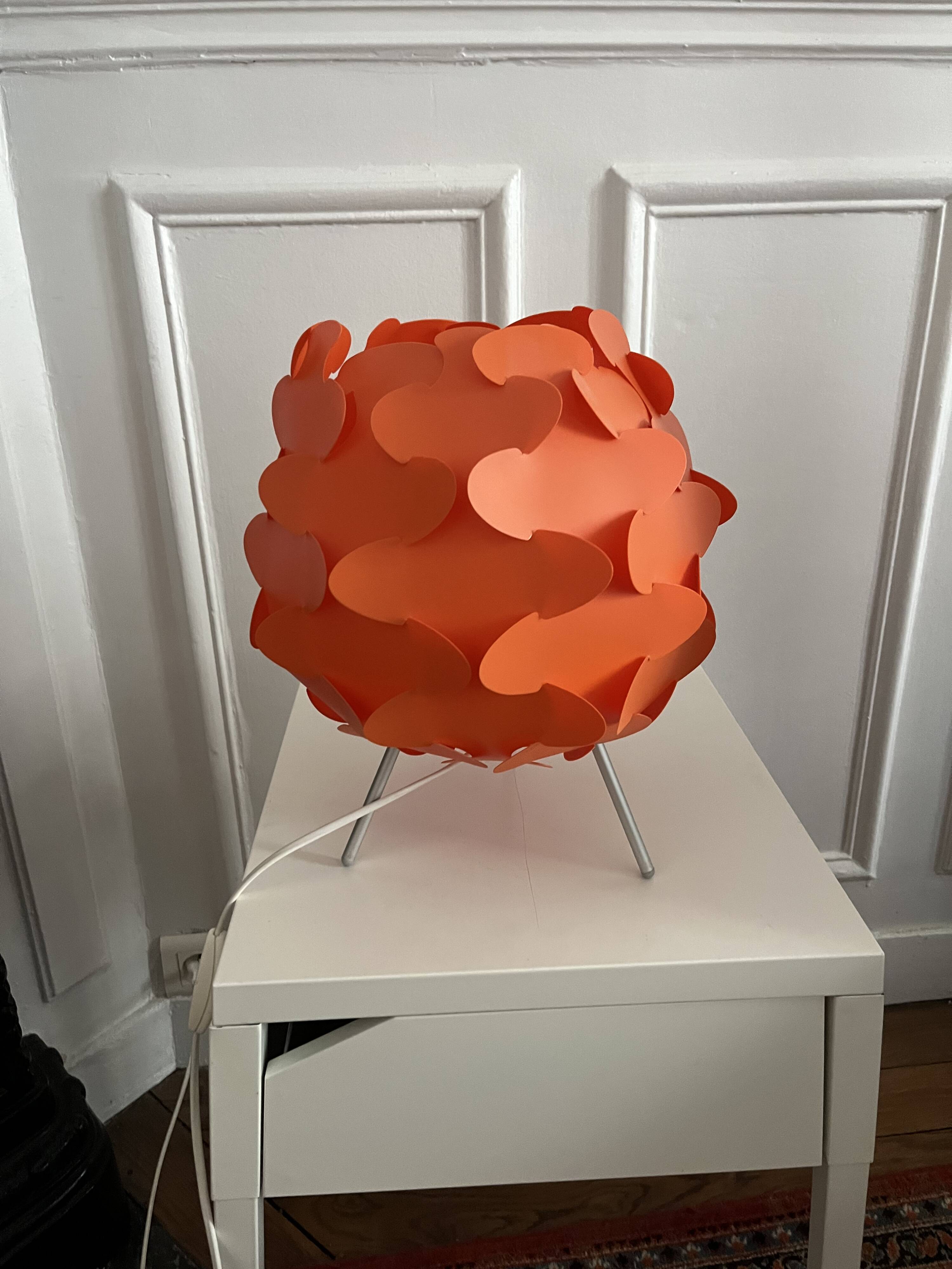 Lampe Ikea Fillsta vintage orange
