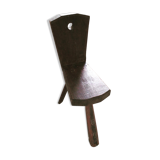 Solid wood tripod tripod milking chair