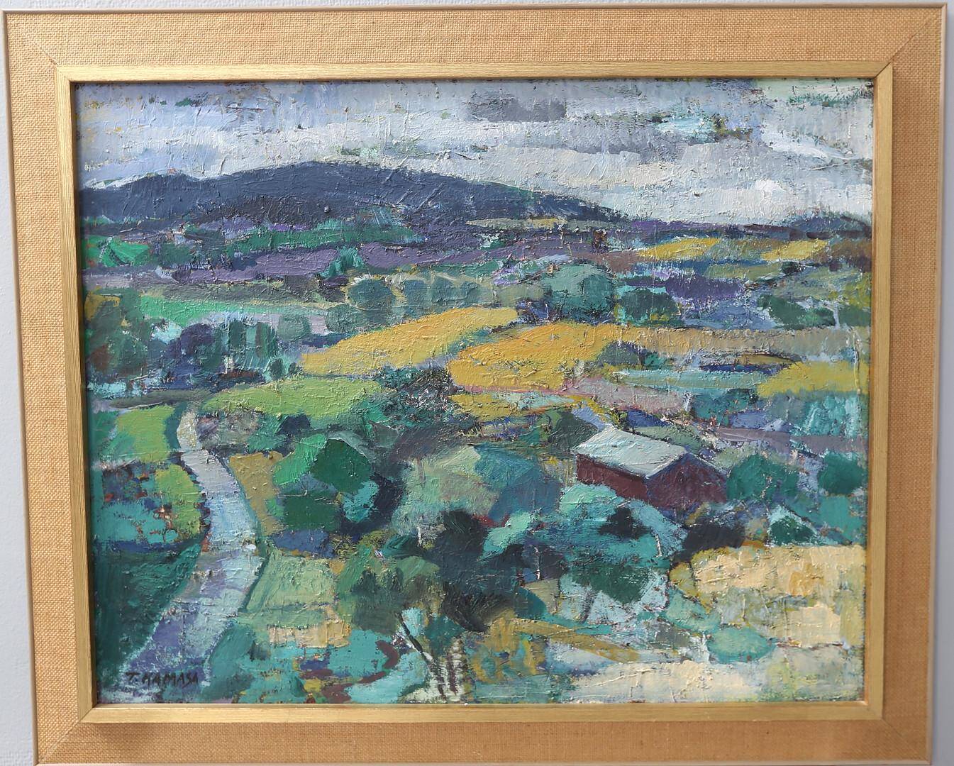 European Oil on Canvas – Landscape by Tadeusz Kamasa