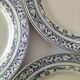 5 plates Creil and Montereau model Colbert – Ironstone 1890-1895
