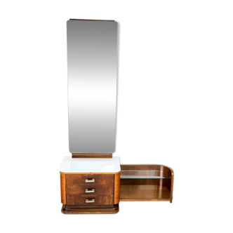 Vintage Toaletka Art Déco, proj. Jindřich Halabala, lata 40, Czechosłowacja