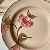 Pink Gien dessert plates