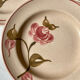 Pink Gien dessert plates