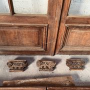 Interior doors with small panes, circa 1900