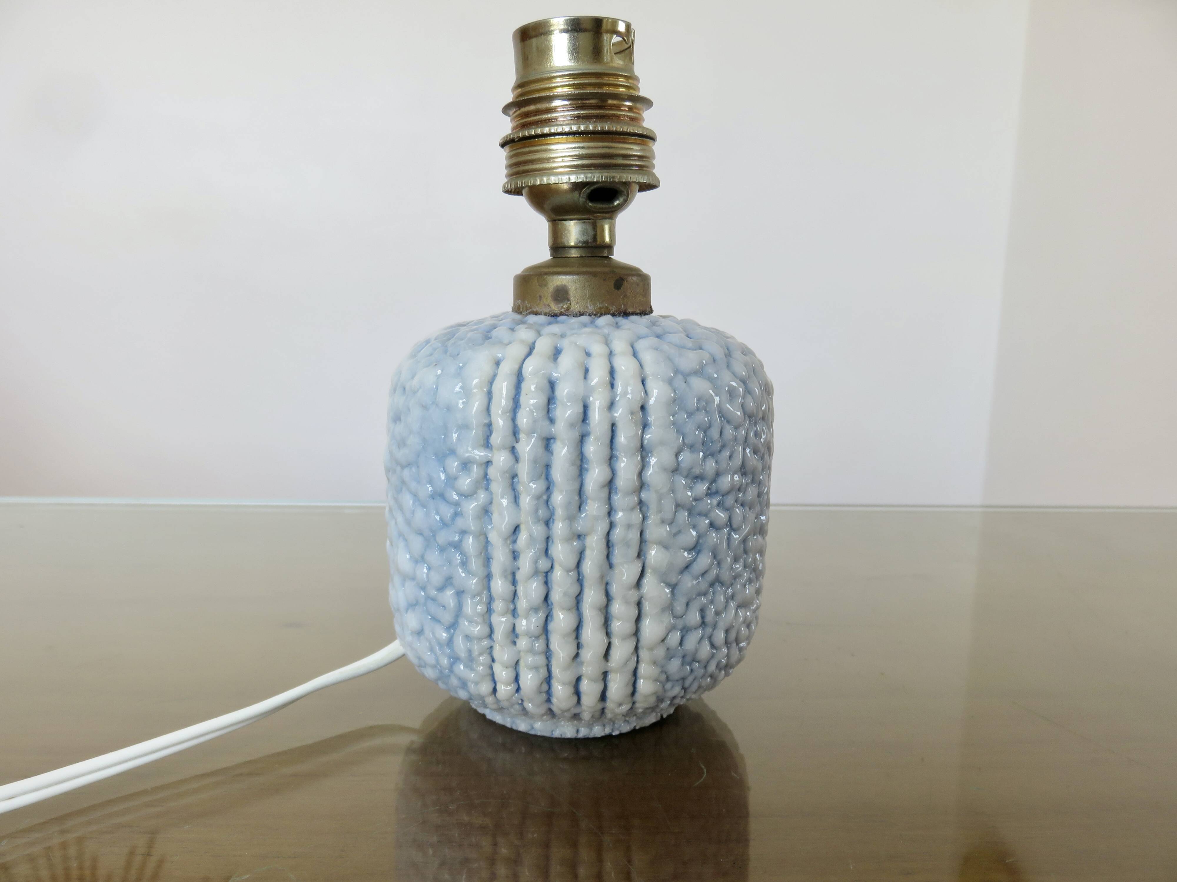 Primavera, small crumpled ceramic lamp