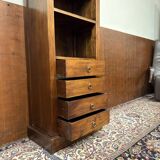 Classic English Teak Books Bookcase