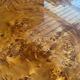 Table basse en loupe d’orme Roche et Bobois vintage 70s