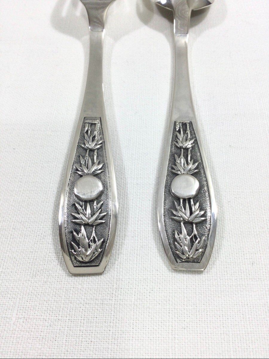 Silver child cutlery, Indochina