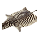 Real zebra skin