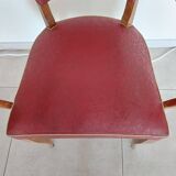 Red bridge chair