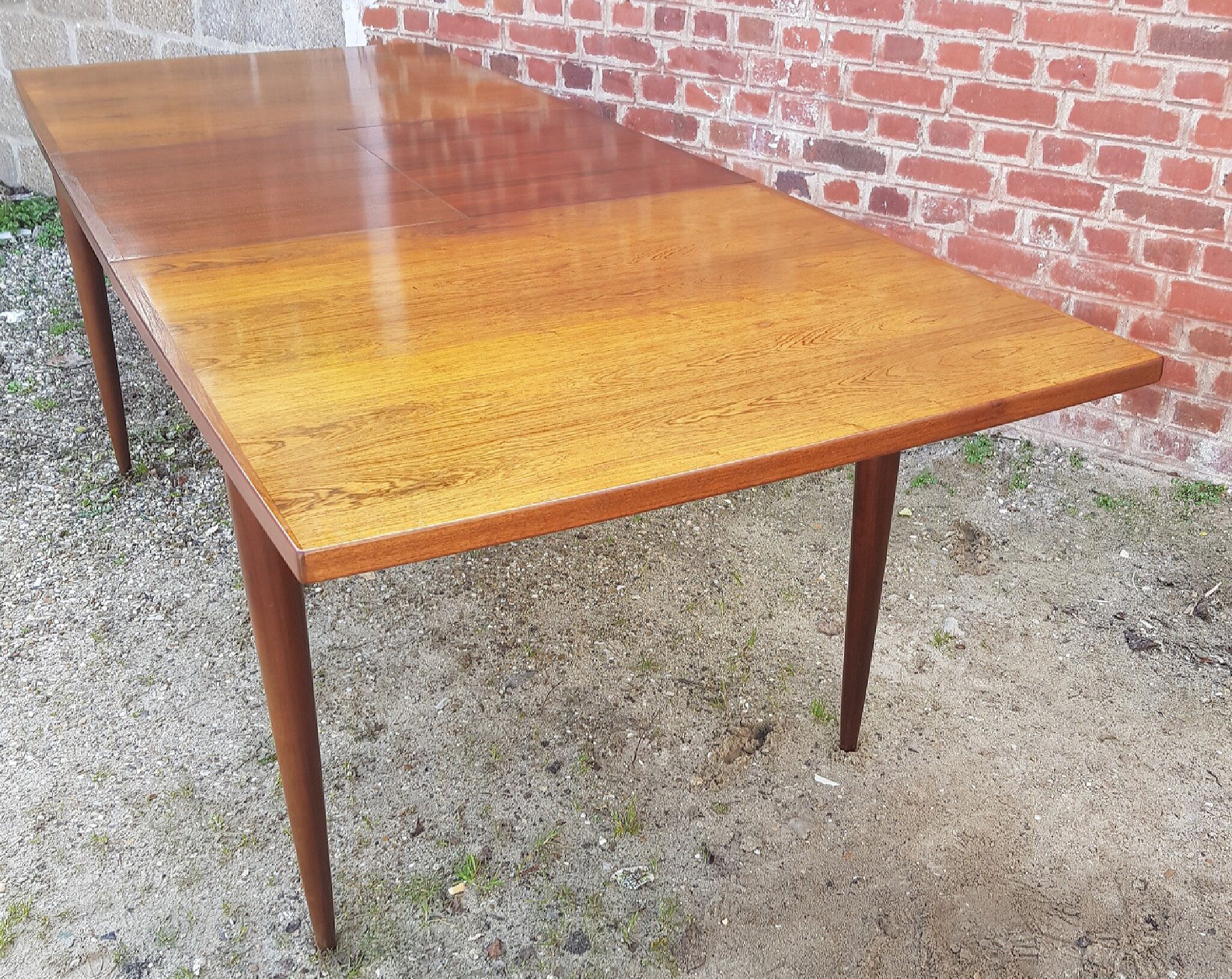 1960 scandinavian teak table
