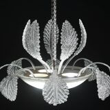Art Deco Barovier e Toso Chandelier, Murano Glass, 1940s