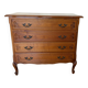 Vintage solid wood chest of drawers, Louis XV style