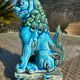 Ceramic Lion Dog Figurines