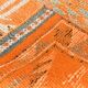 Orange & Beige Tribal Oushak Runner Rug, 88x362Cm