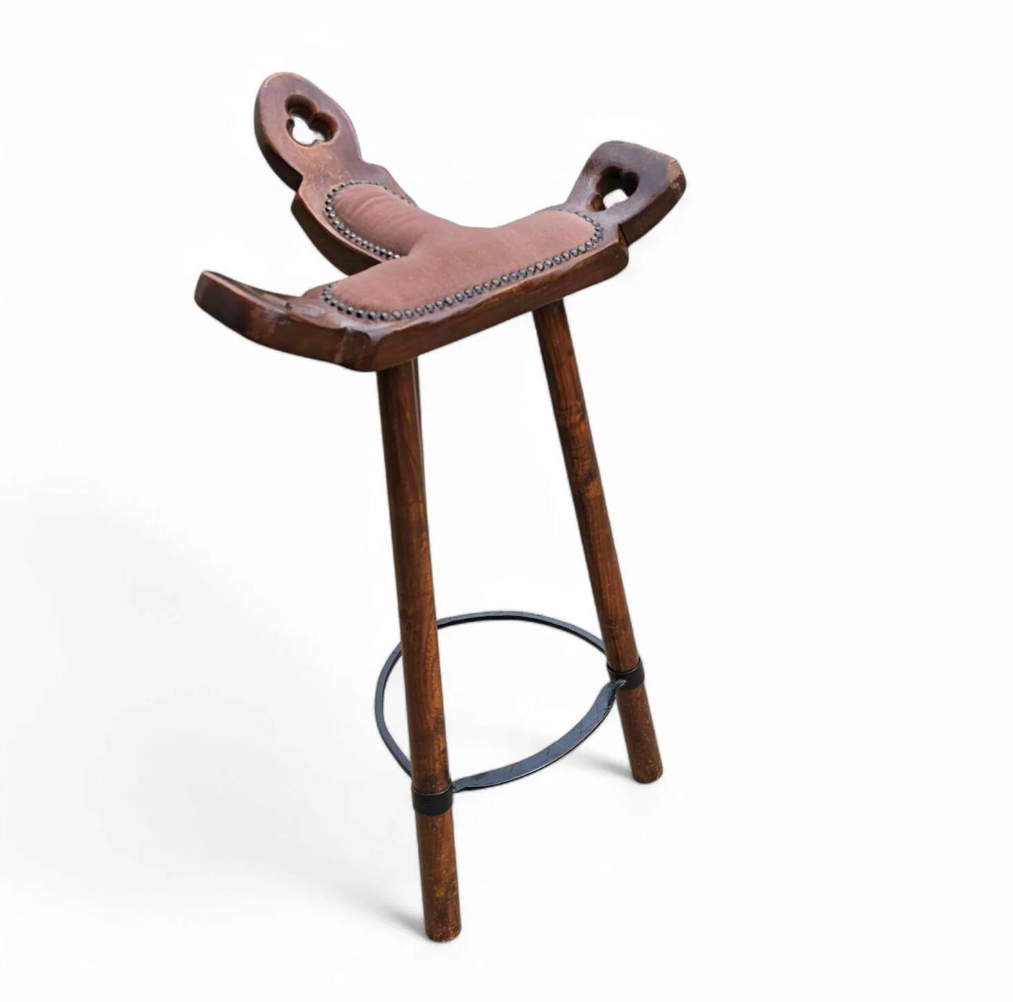 Brutalist Marbella barstool