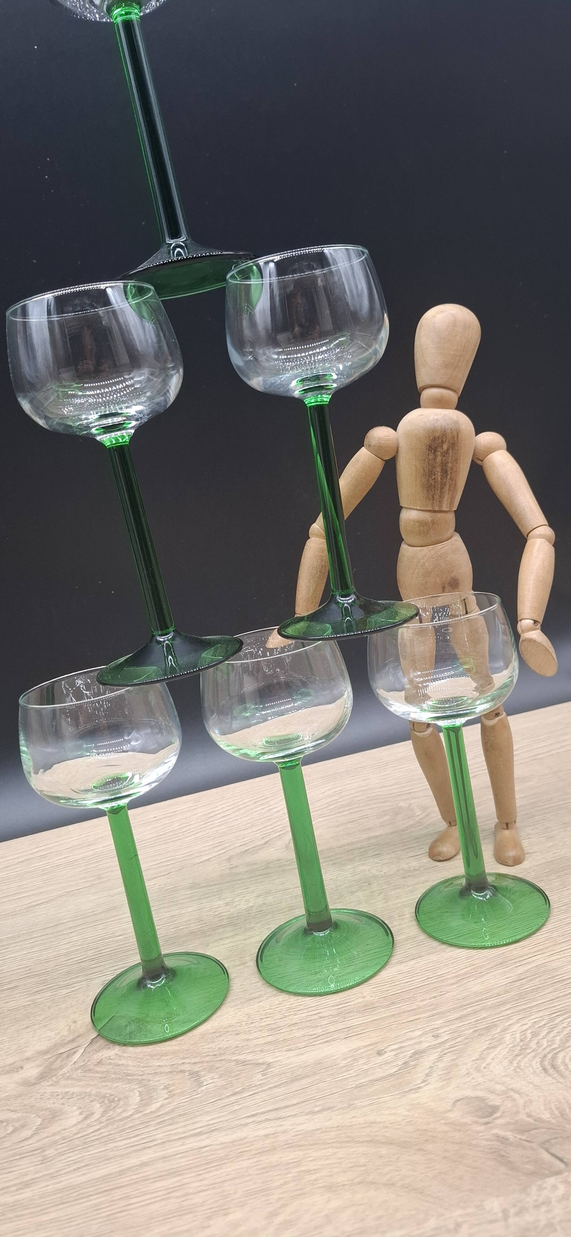 Set of 6 Alsace wine glasses