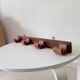 Antique wall coat rack folk art