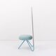 Rare Italian design high back chair by Bonaldo from 1980’s
