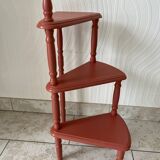 Old plant holder repainted in terracotta