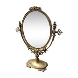 Brass psyche mirror