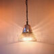 Suspension in ridged glass and support in polished cast aluminum