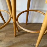 Canework and bentwood bar stools