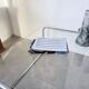 Table basse moderniste Bauhaus en acier tubulaire