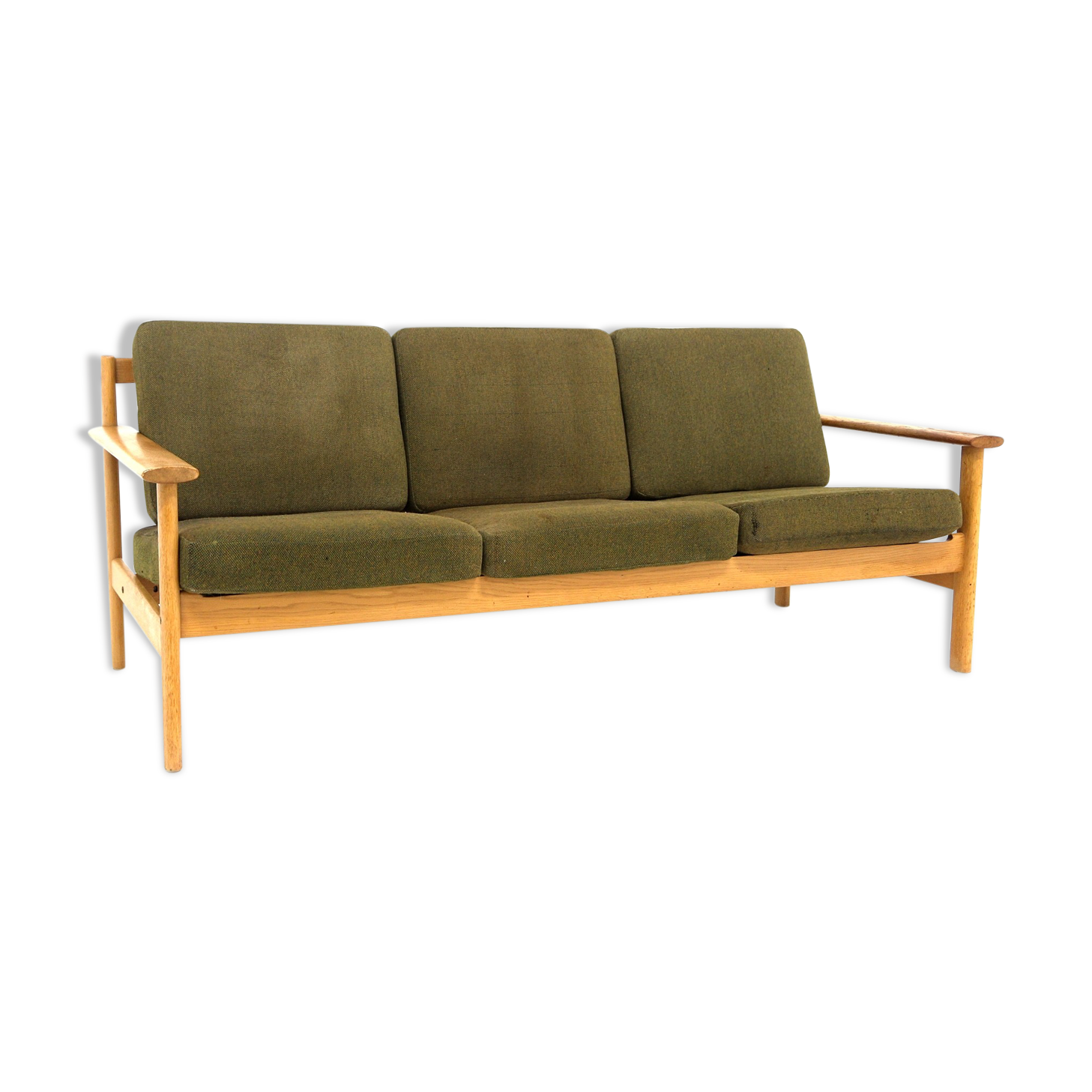 3-seater pine sofa, Sweden, 1970