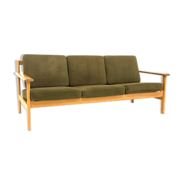3-seater pine sofa, Sweden, 1970