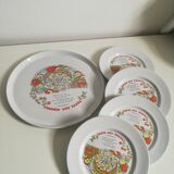 Dish and plates