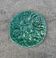 Majolica plate with vine leaves, old Digoin.