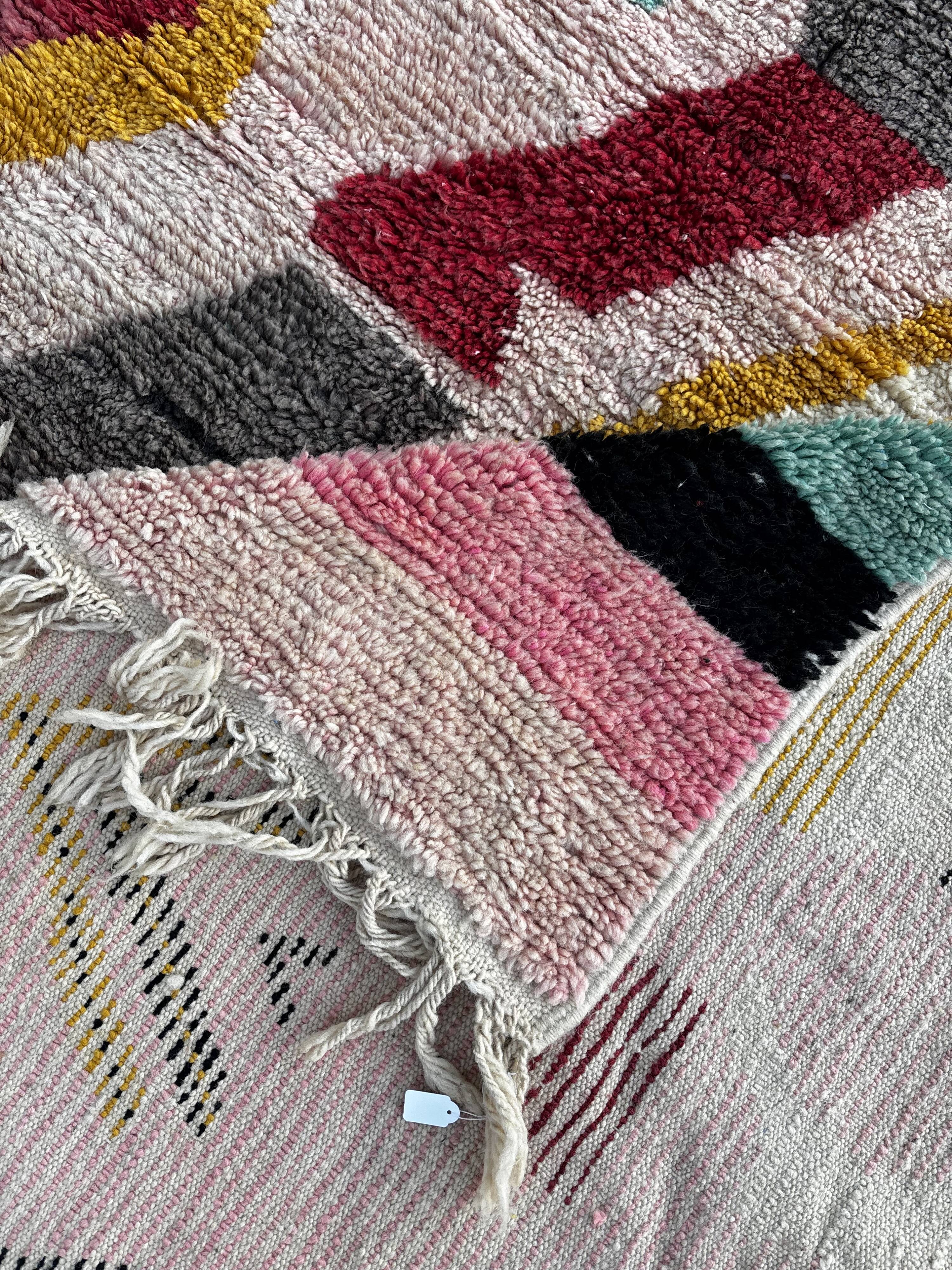 Berber Moroccan Boujad rug in wool