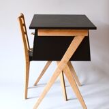 child's desk and chair