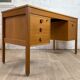 Vintage scandinavian oak office, 60s
