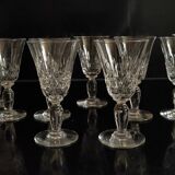 9 Royal Brierley crystal glasses